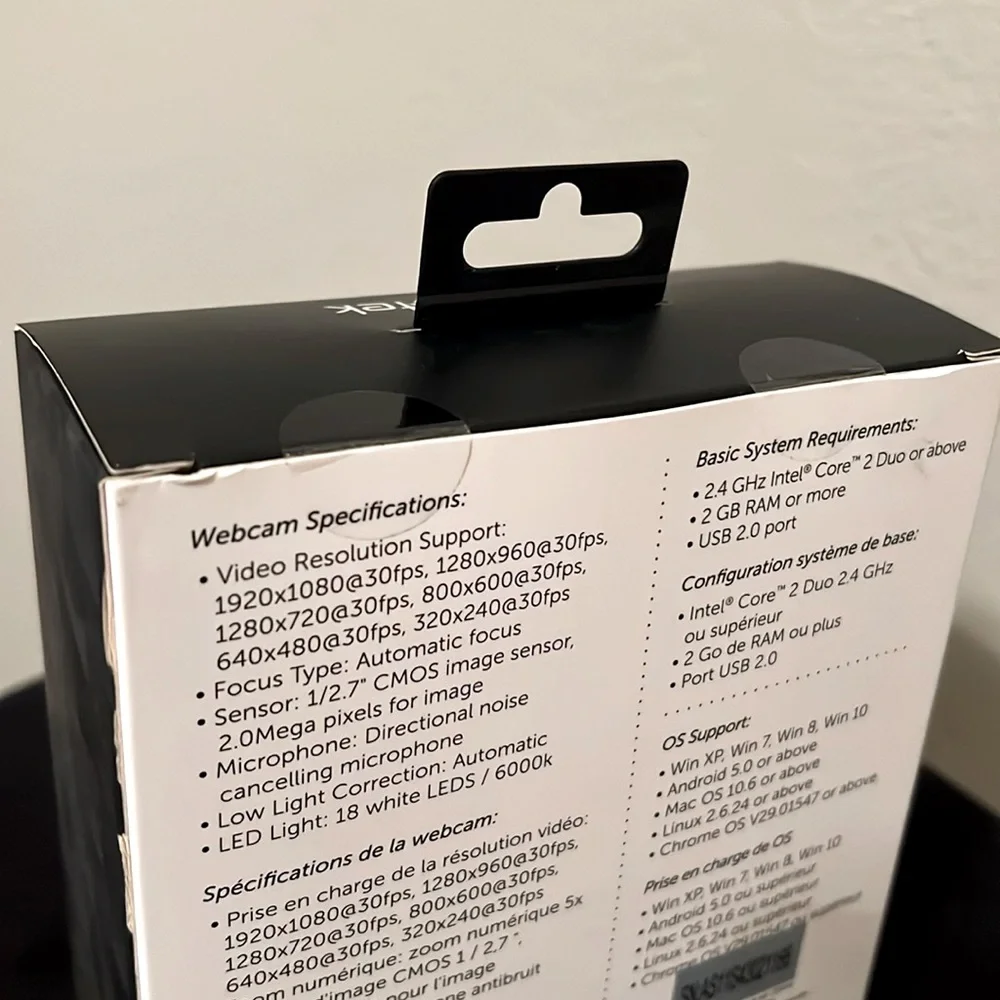 NWT Aluratek webcam
